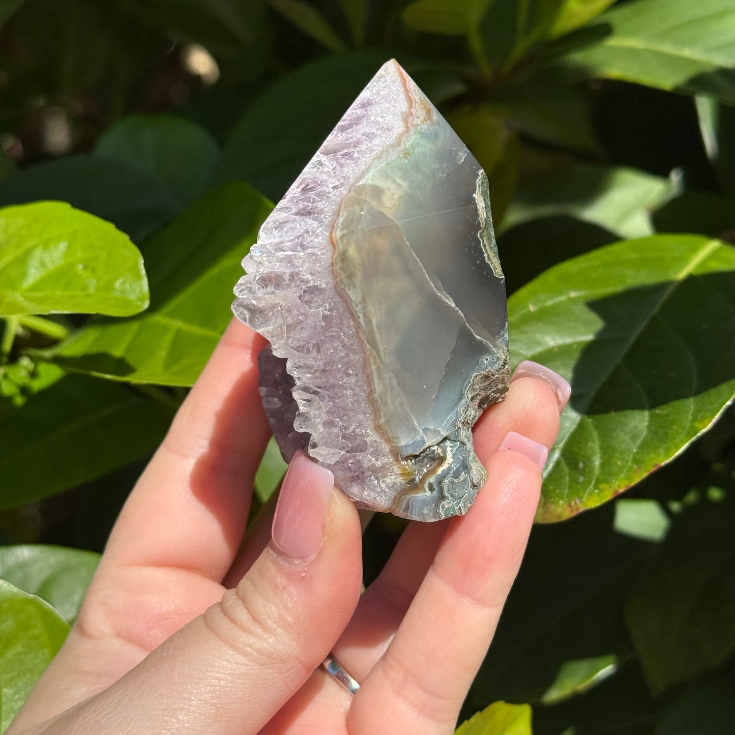 Chunky Amethyst Crystal Tower