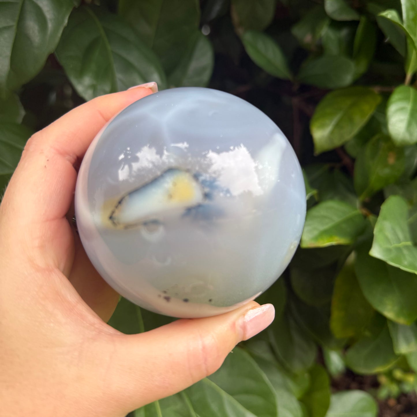 Jelly Agate Crystal Sphere