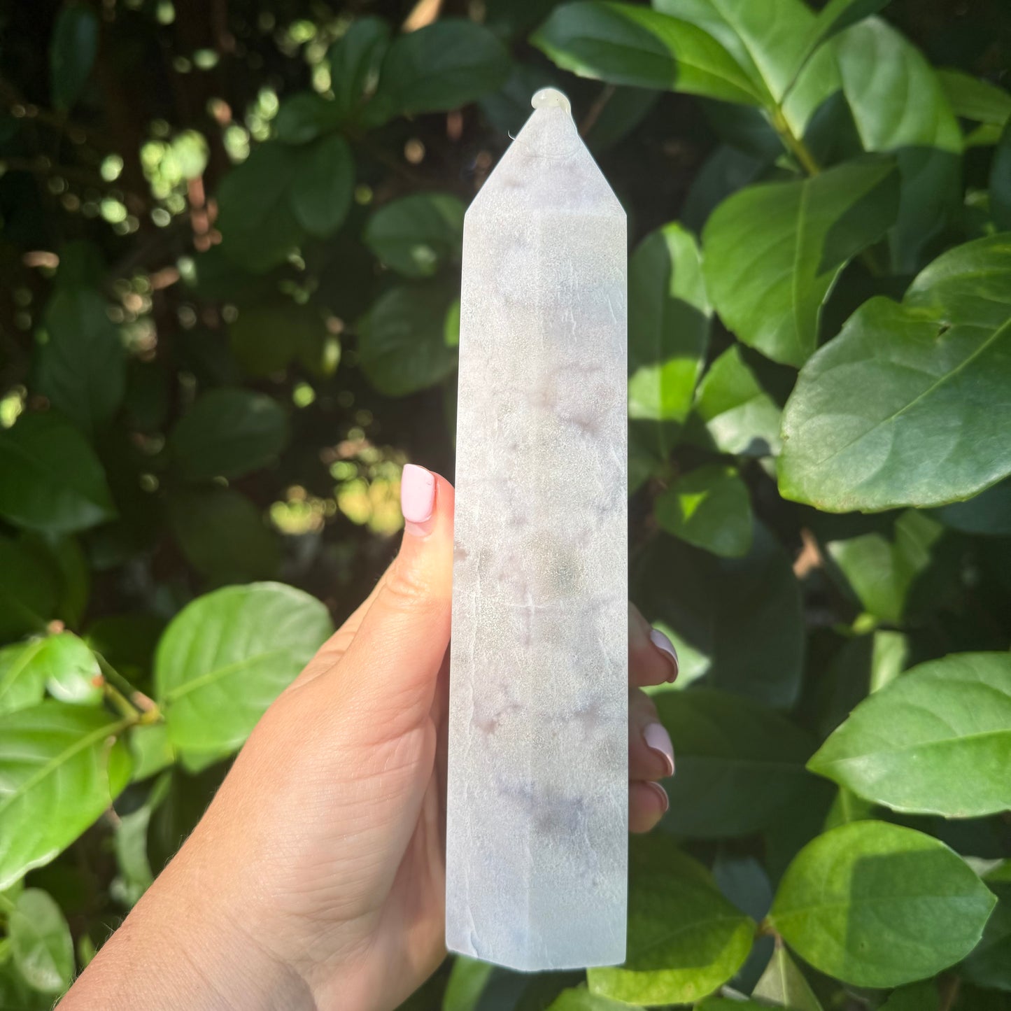 Pink Amethyst Crystal Tower