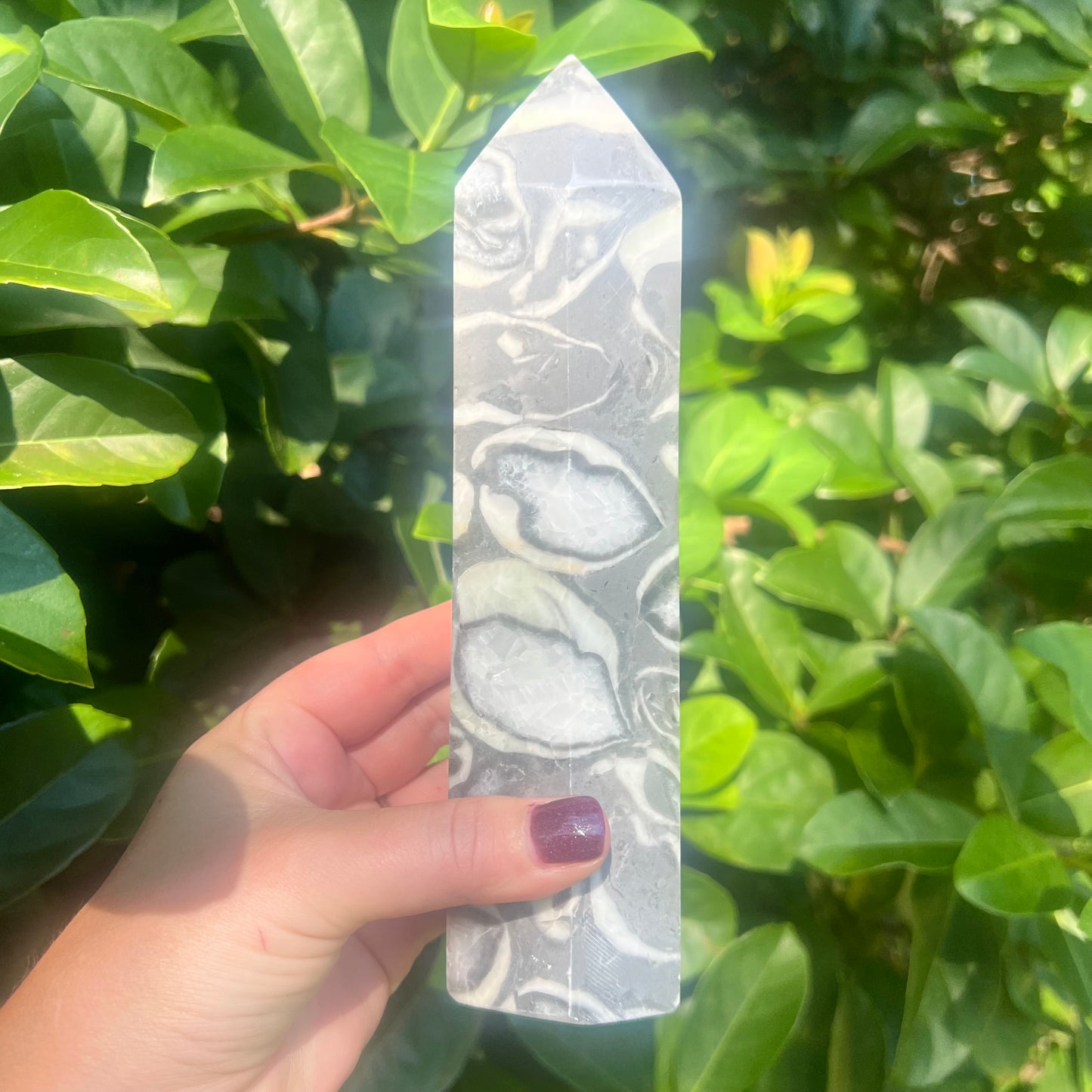 Thousand Eye Jasper Crystal Tower