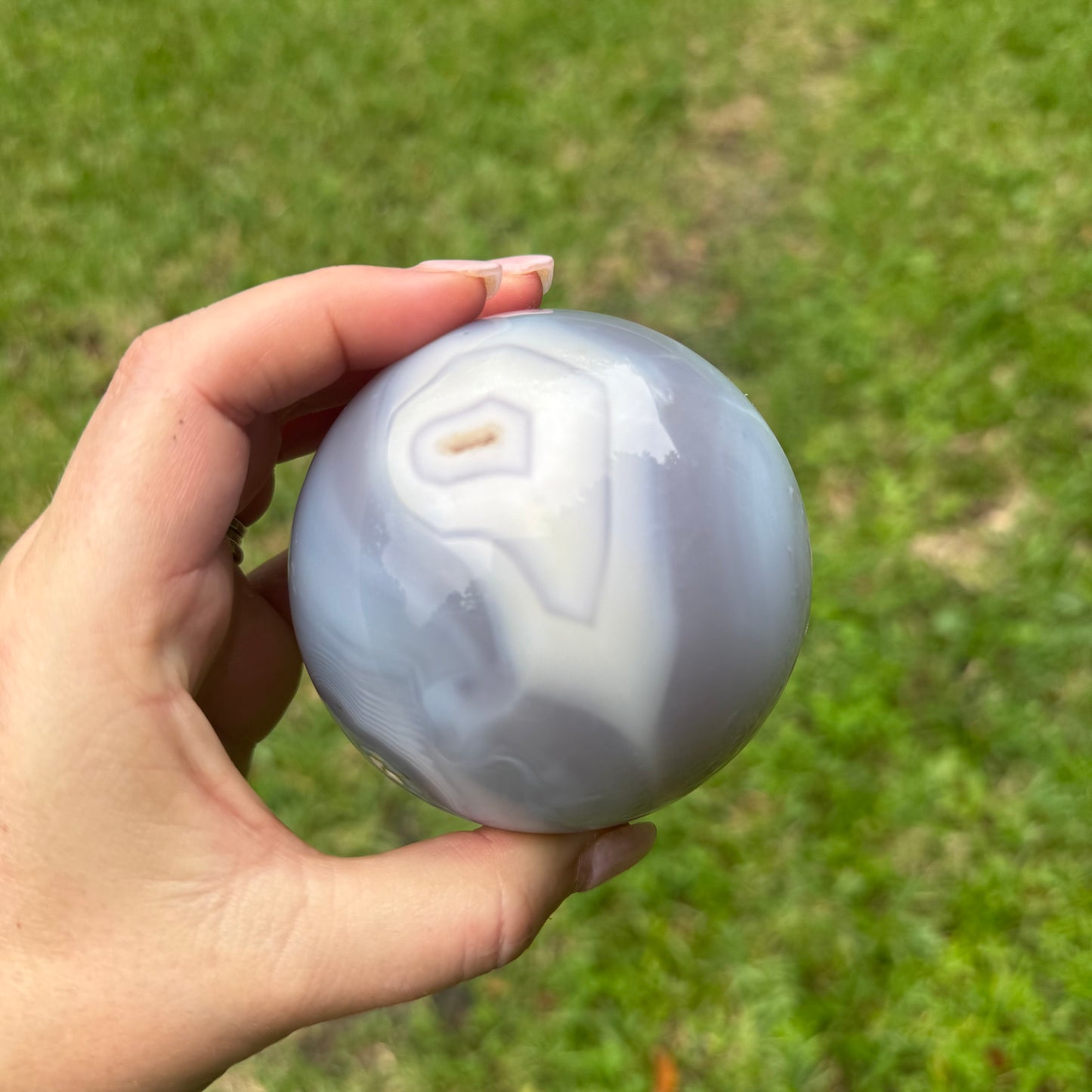 Jelly Agate Crystal Sphere