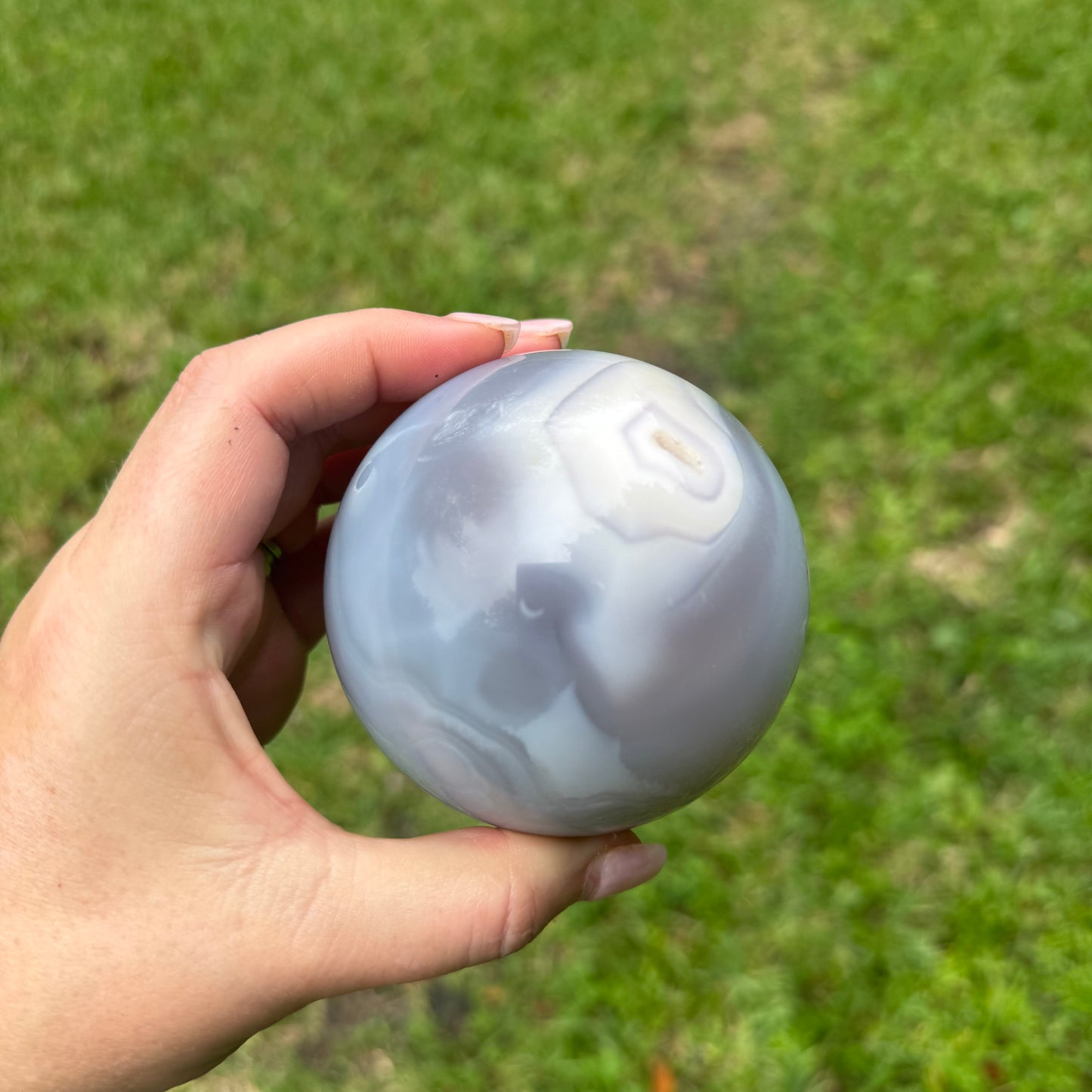 Jelly Agate Crystal Sphere