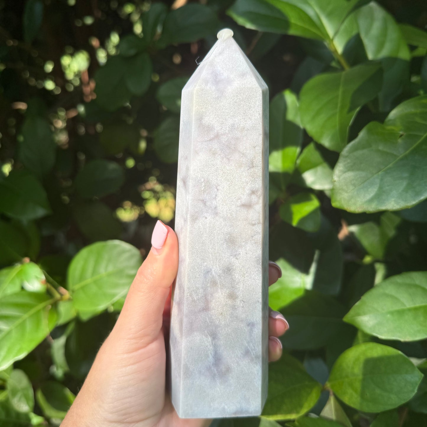 Pink Amethyst Crystal Tower