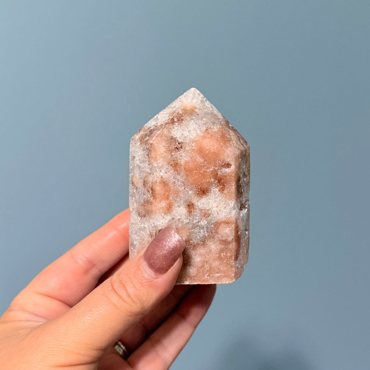 Chunky Pink Amethyst Crystal Tower