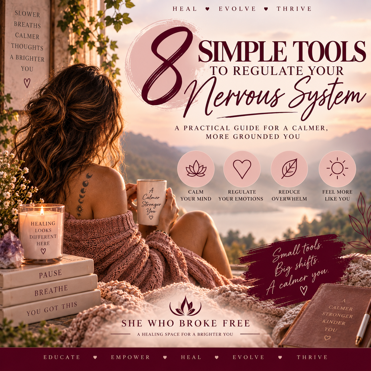 8 Simple Tools to Regulate Your Nervous System (Digital Guide)