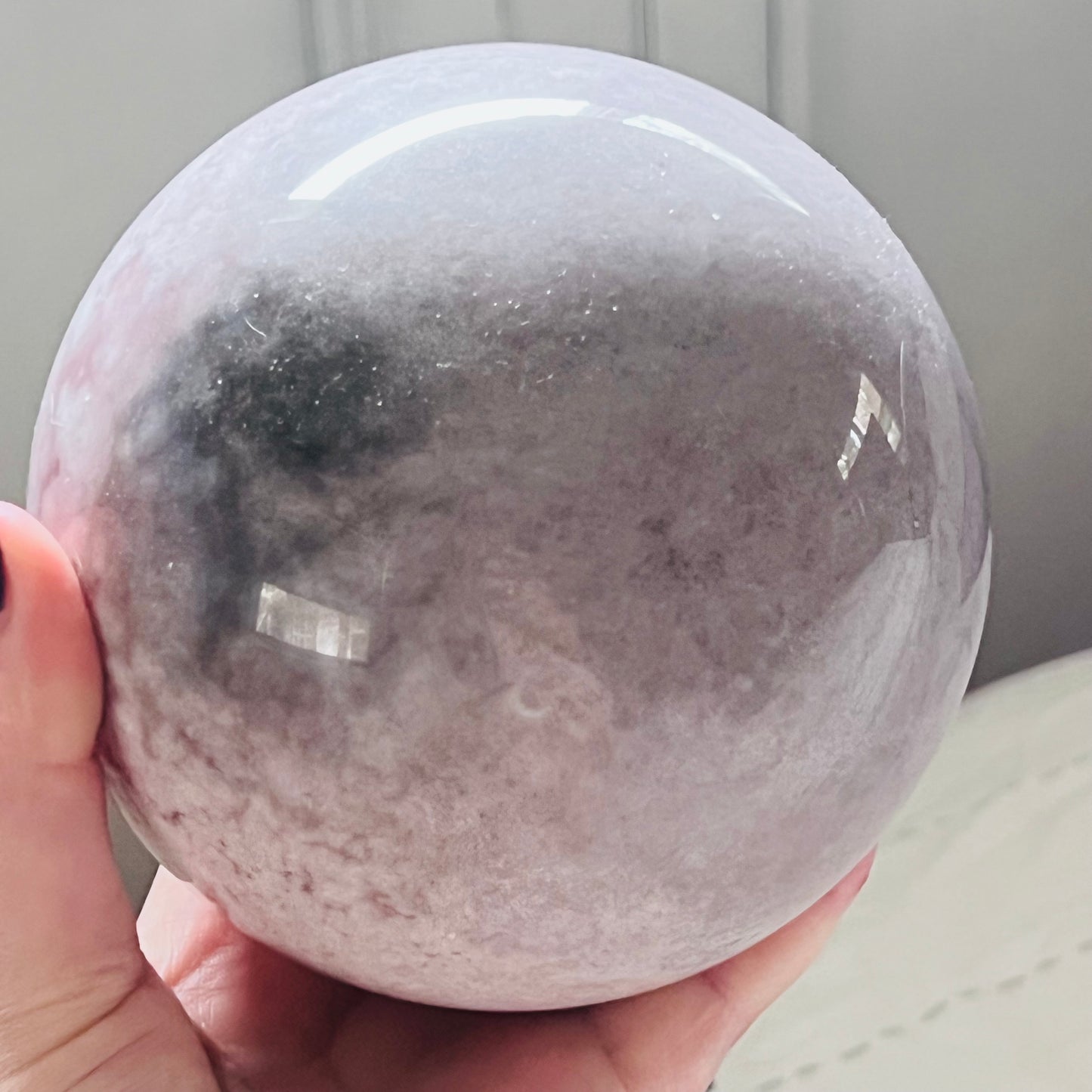 Incredible Pink Amethyst Crystal Sphere 5lbs