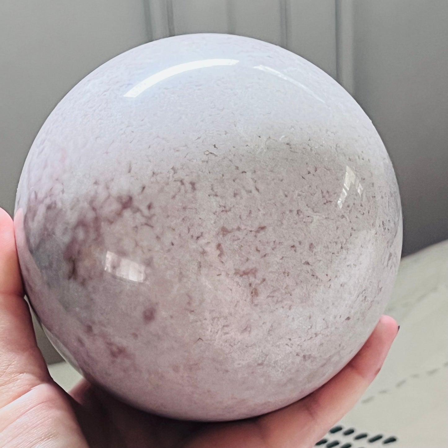 Incredible Pink Amethyst Crystal Sphere 5lbs