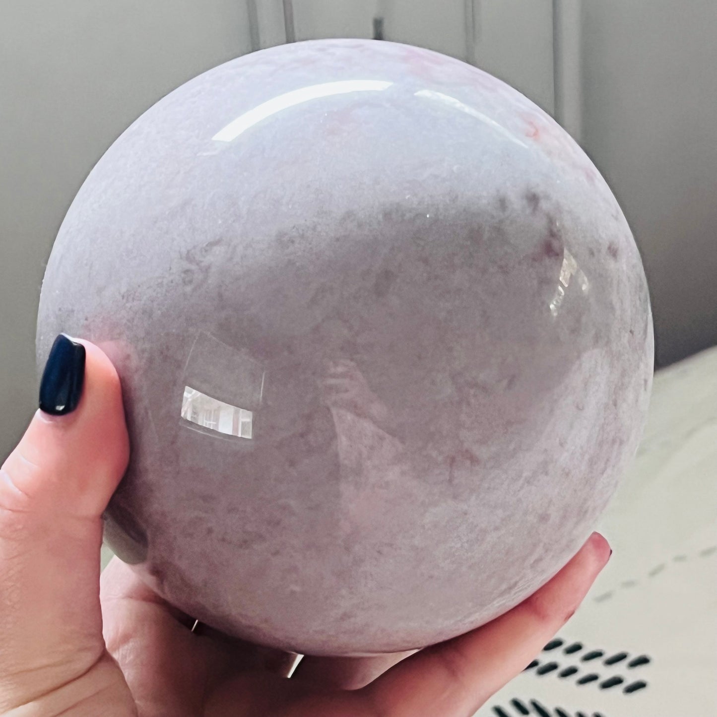 Incredible Pink Amethyst Crystal Sphere 5lbs