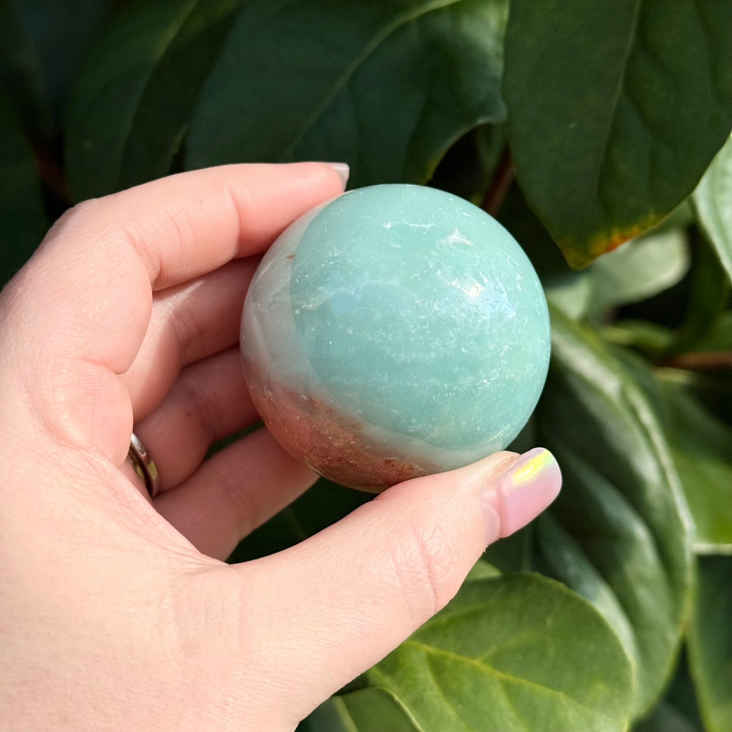Caribbean Calcite Crystal Sphere