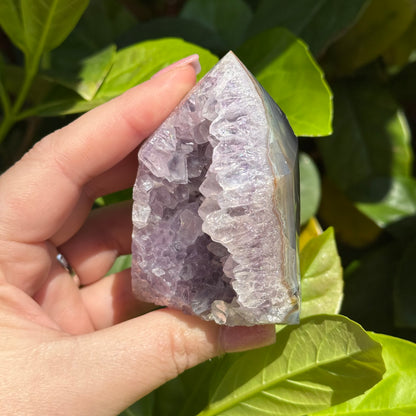 Chunky Amethyst Crystal Tower