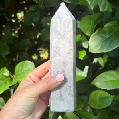 Pink Amethyst Crystal Tower
