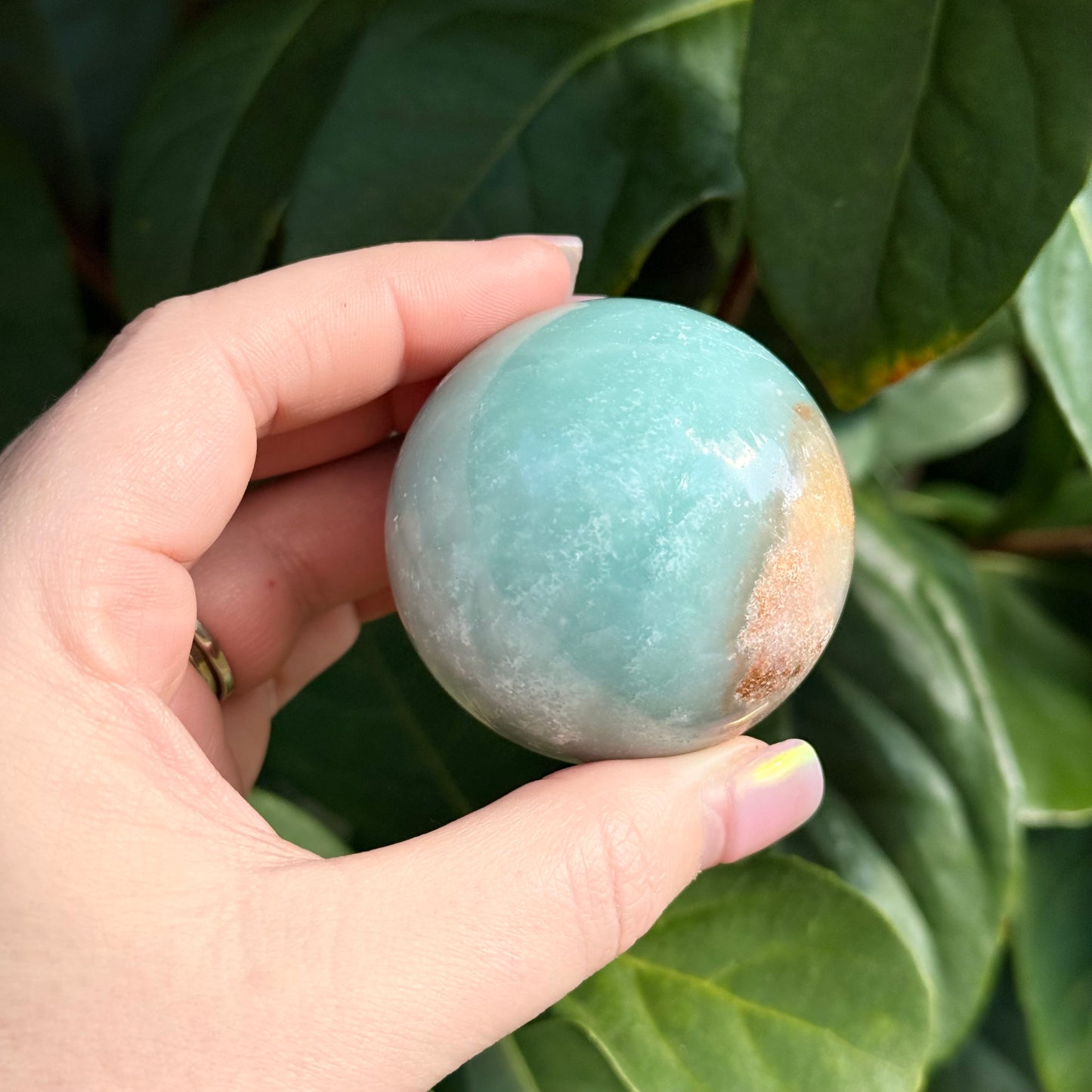 Caribbean Calcite Crystal Sphere