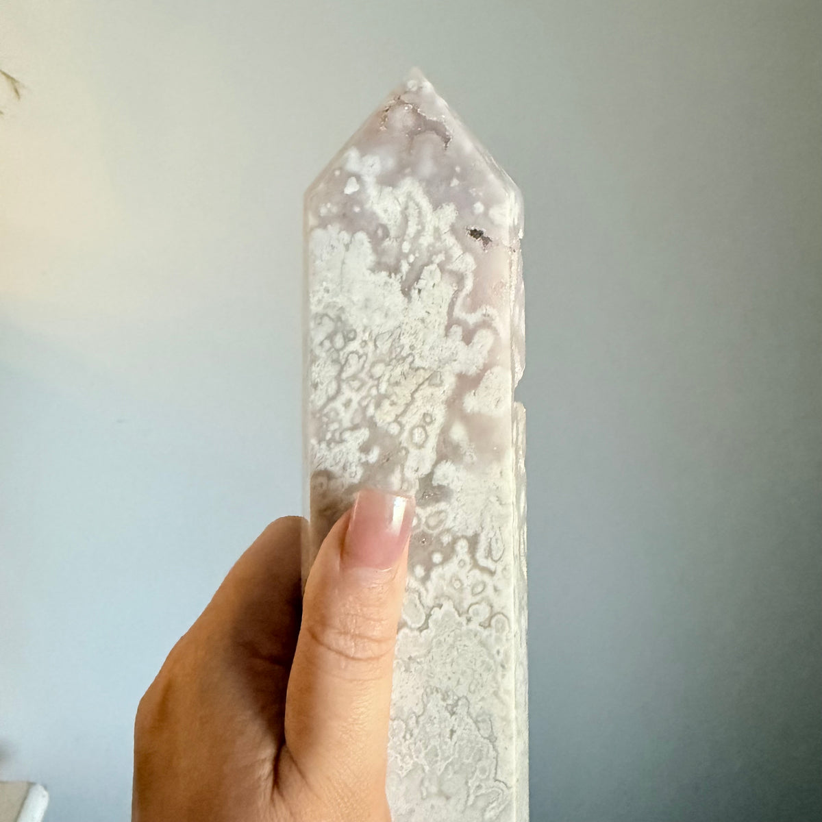 Pink Amethyst Druzy Crystal Tower