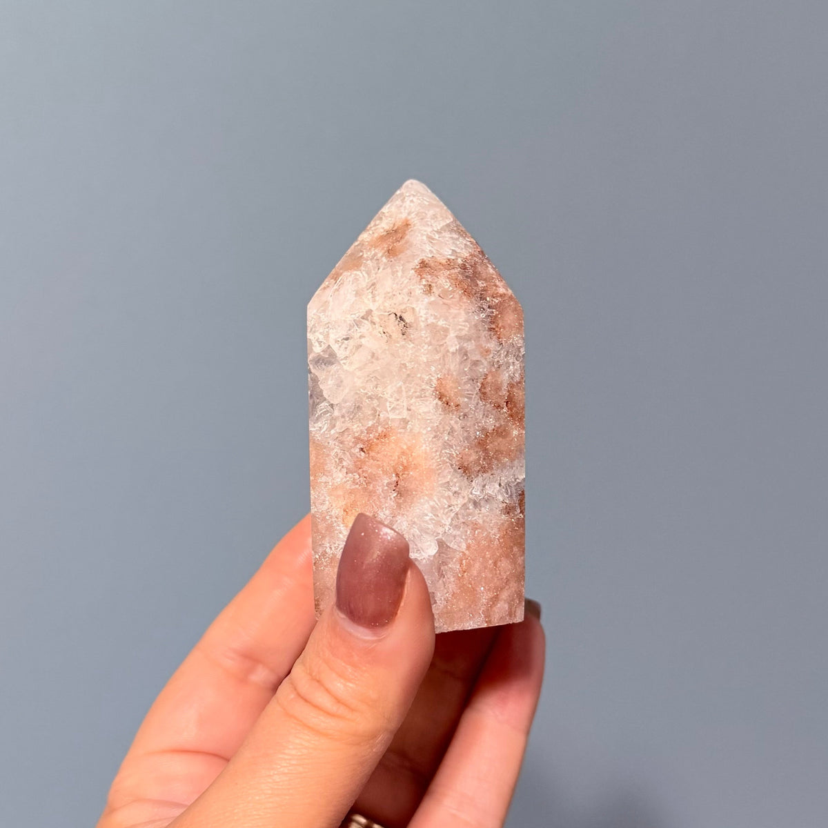 Chunky Pink Amethyst Crystal Tower
