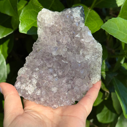 Chunky Ameythyst Crystal Carving
