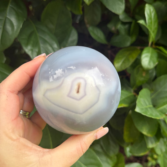 Jelly Agate Crystal Sphere