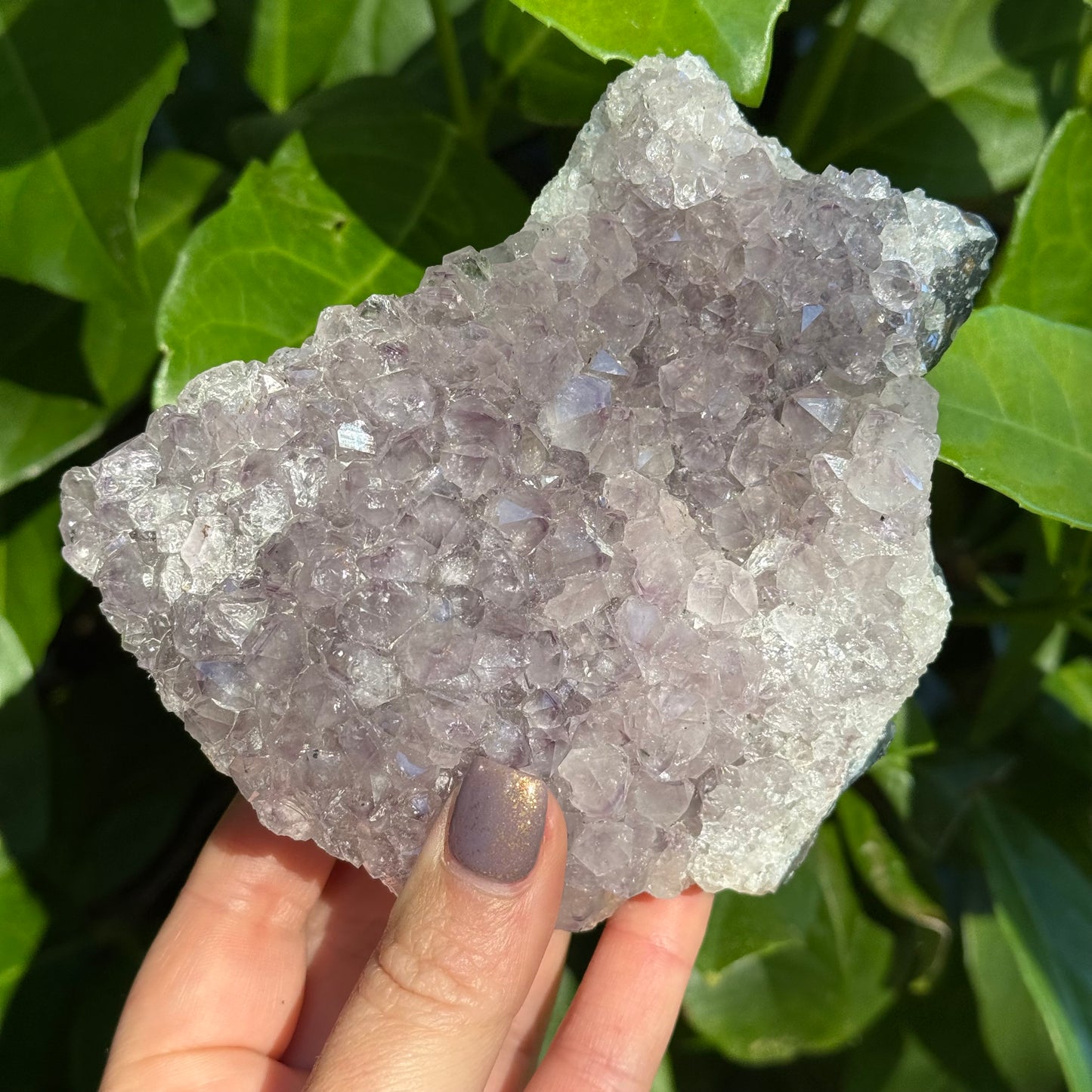 Chunky Ameythyst Crystal Carving
