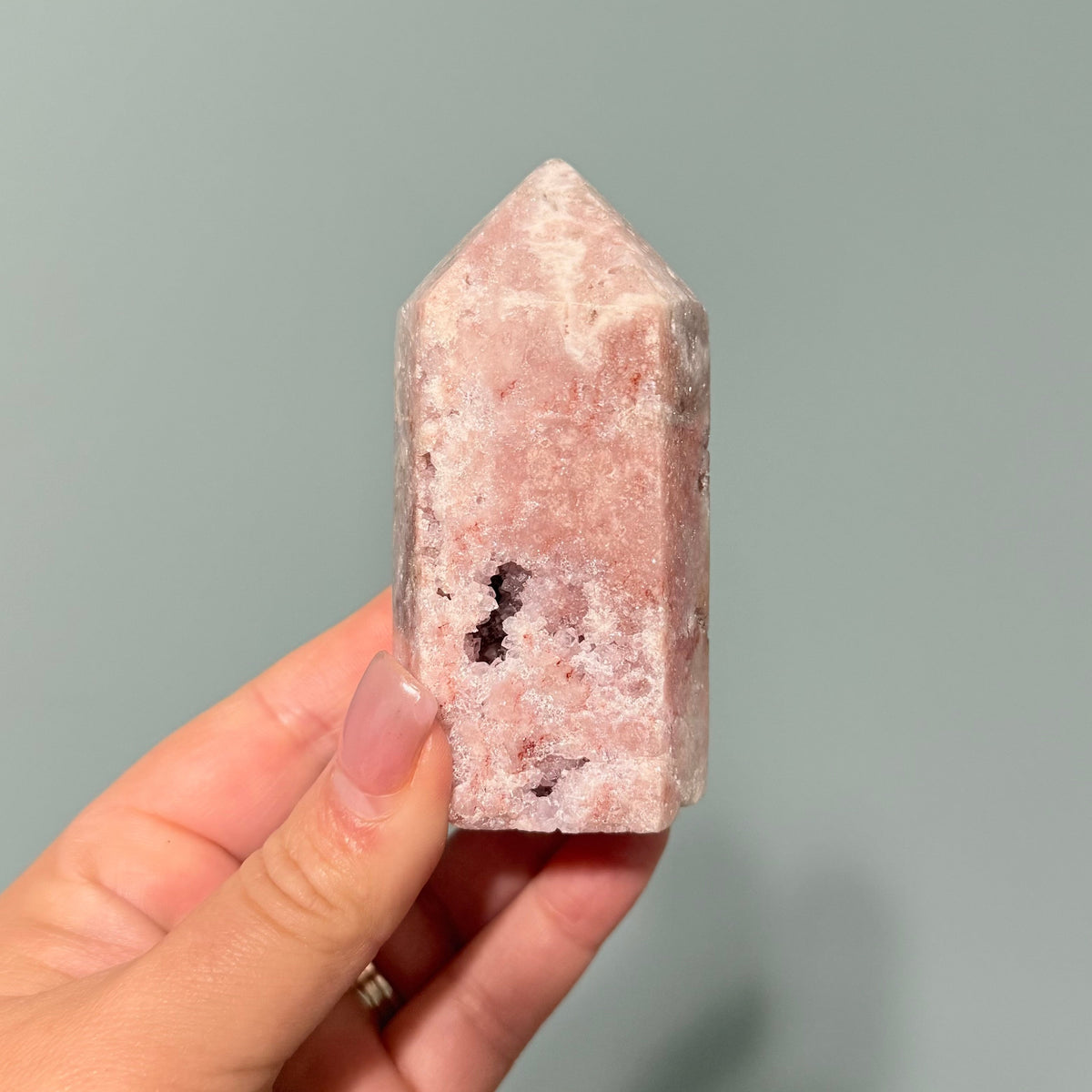 Pink Amethyst Crystal Tower