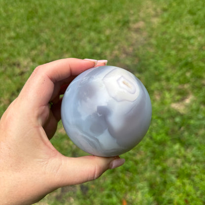 Jelly Agate Crystal Sphere