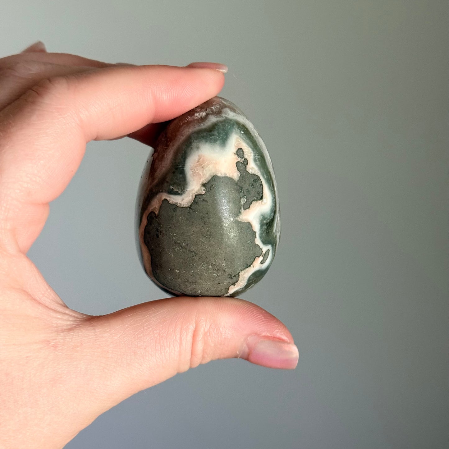 Small Amethyst Druzy Egg with Stand