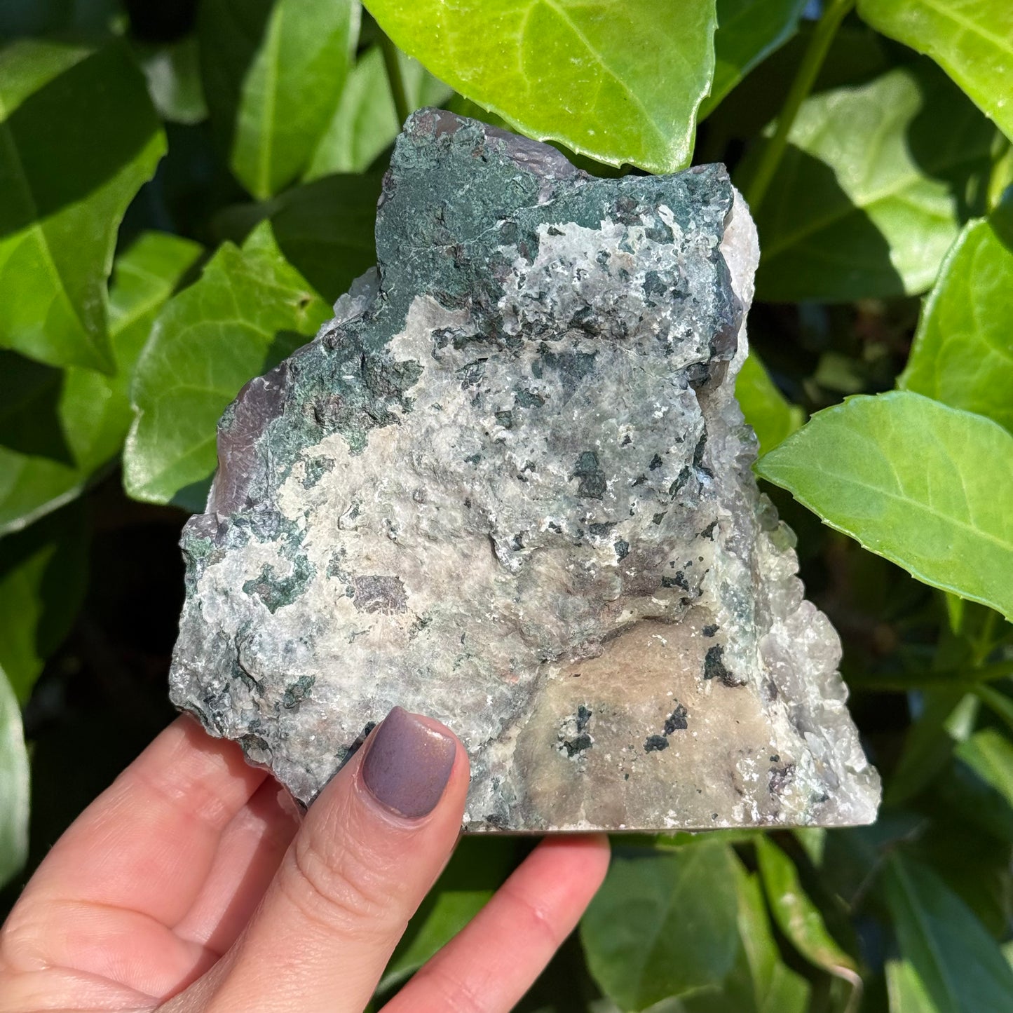 Chunky Ameythyst Crystal Carving
