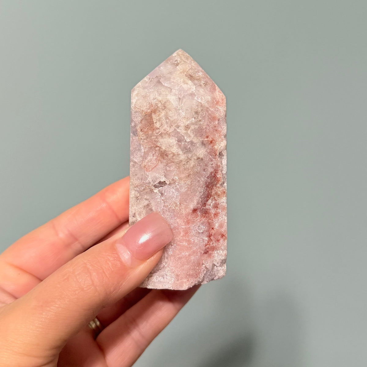 Pink Amethyst Crystal Tower