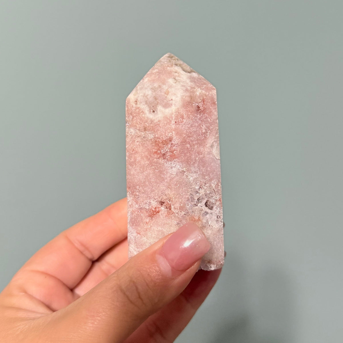 Pink Amethyst Crystal Tower