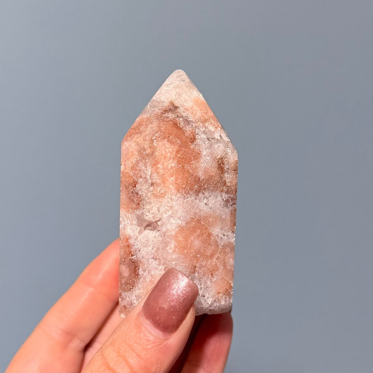 Chunky Pink Amethyst Crystal Tower
