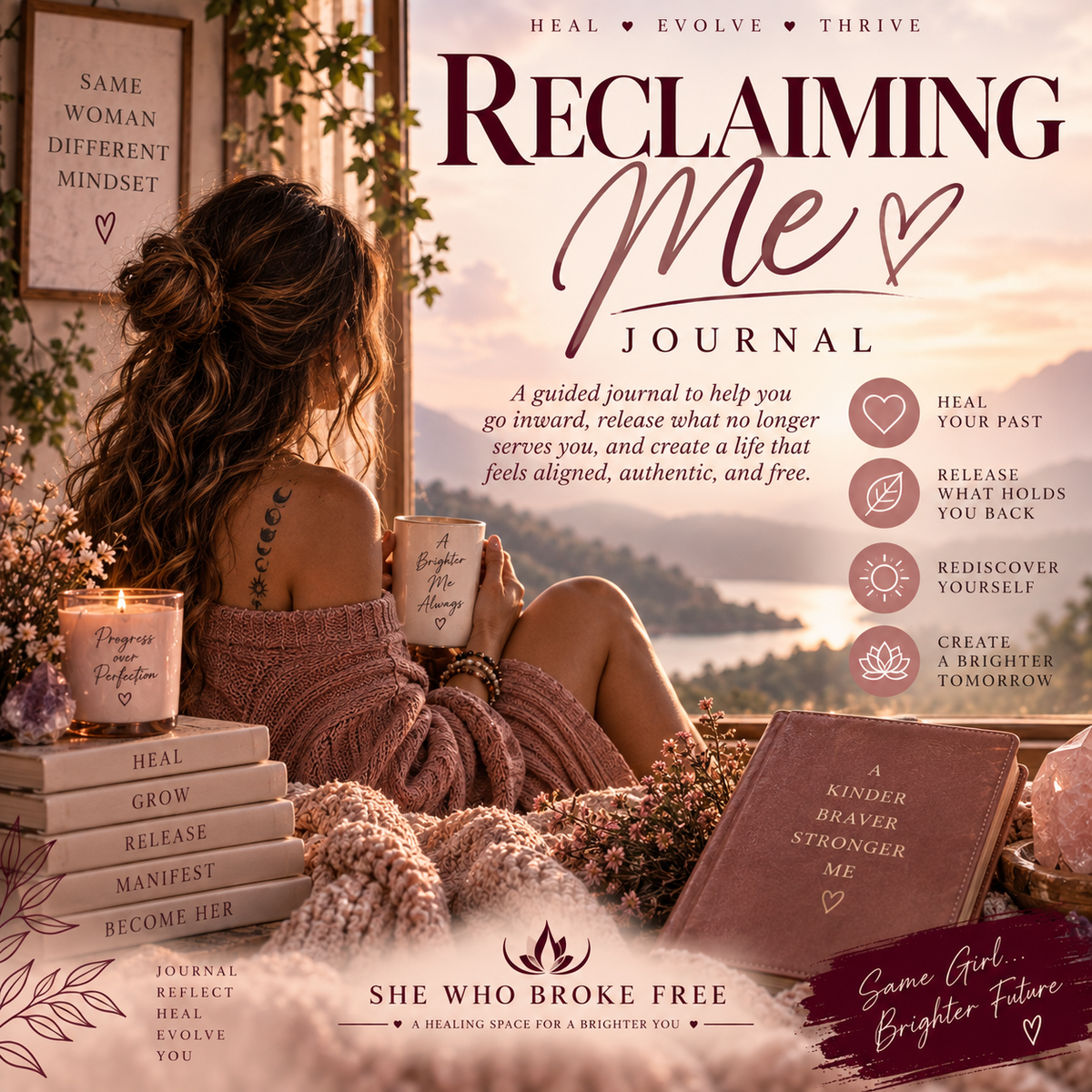 Reclaiming Me Guided Journal