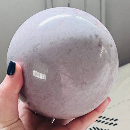 Incredible Pink Amethyst Crystal Sphere 5lbs
